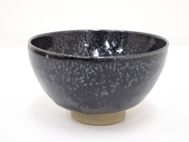 JAPANESE TEA CEREMONY / TEA BOWL CHAWAN / TENMOKU GLAZE